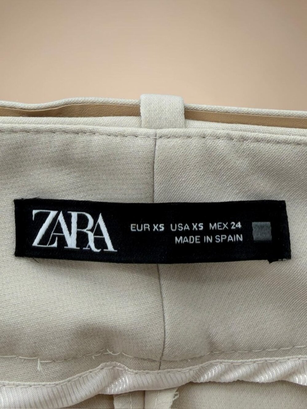 Zara High-Waist Belted Pleated Trousers - Picture 2 of 5